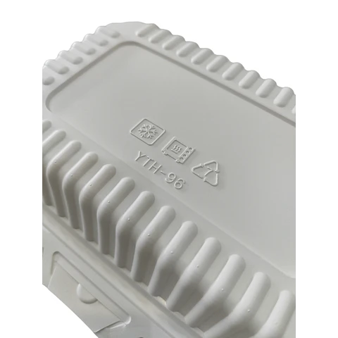 WINTER SALE!! Envase Multiuso Rectangular 900cc  Compostable / Almidón Maíz