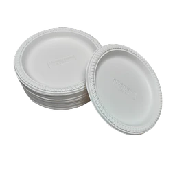 WINTER SALE!! Plato Redondo 100% Compostable / Almidón Maíz 100 Unidades