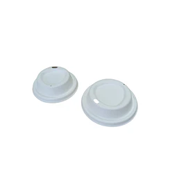 WINTER SALE!! Tapa Blanca Compostable Bagazo Vaso Café - 100 Unidades