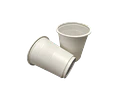 WINTER SALE!! Vaso Blanco Almidón Maiz 100% Compostable 100 unidades