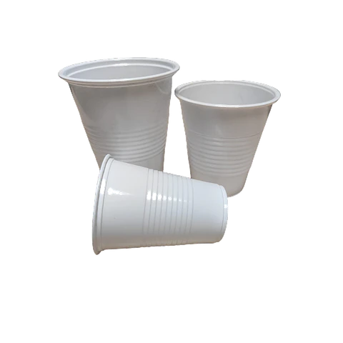 WINTER SALE!! Vaso Plástico Blanco Bebidas Frías  100 unidades