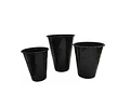 WINTER SALE!! Vaso Plástico Negro Bebidas Frías  100 unidades