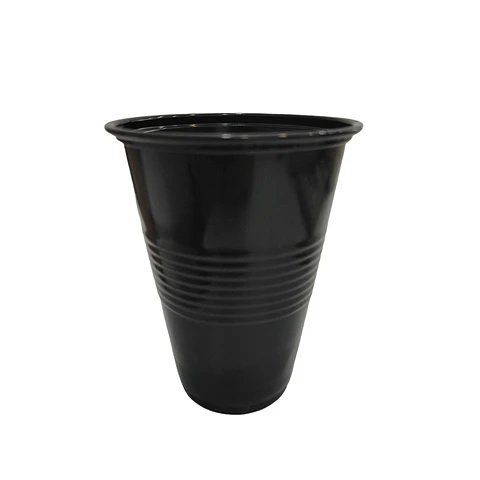 WINTER SALE!! Vaso Plástico Negro Bebidas Frías  100 unidades