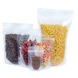 WINTER SALE!!! Bolsa Transparente Doypack Zipper - 12 x 20 cms