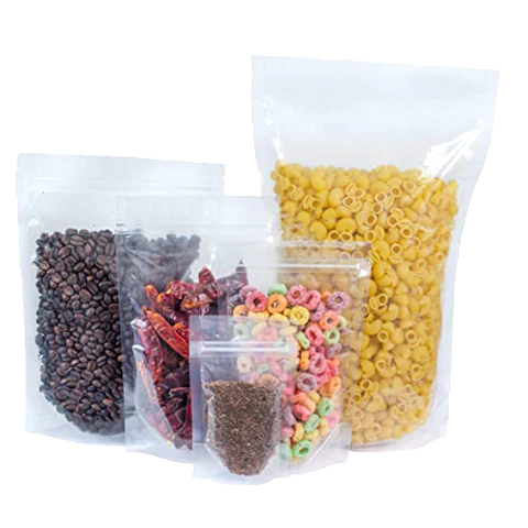 WINTER SALE!!! Bolsa Transparente Doypack Zipper - 12 x 20 cms