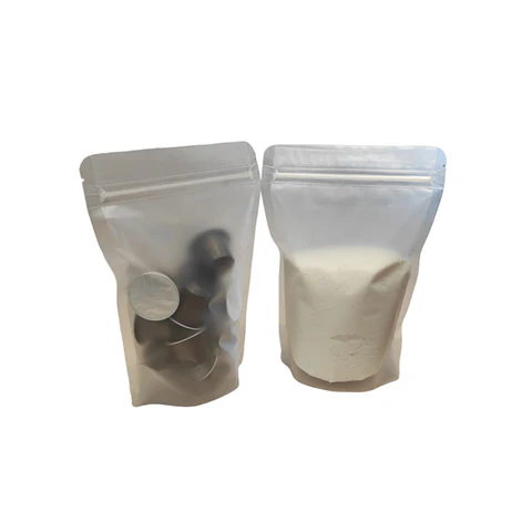 WINTER SALE!!! Bolsa Transparente Mate Doypack Zipper 14x20+4 cms