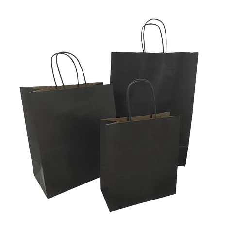 OFERTA CYBER DAY!!! Bolsa Kraft Negra con Manilla 