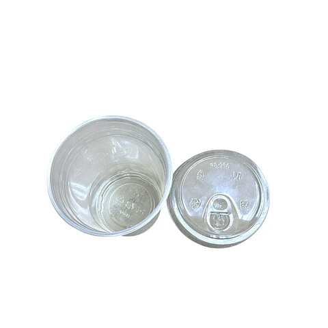 OFERTA CYBER DAY!!! Vaso Transparente PET + Tapa Con Boquilla/Botón 