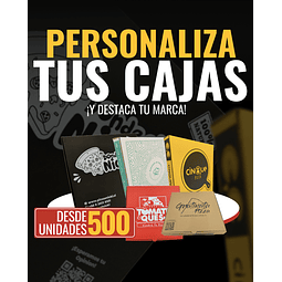 Servicio Impresion Caja Pizza / Una Cara y Un Color / 50 unidades