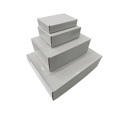 OFERTA MAYORISTA!!! Caja Autoarmable Revestida Brillante GLOSSY 500 Unidades