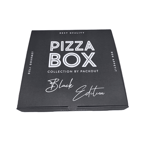 Caja PIZZA BOX Black Edition 