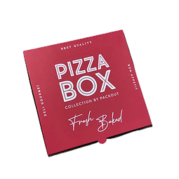 Caja PIZZA BOX Roja 