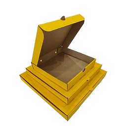 Caja Pizza Amarilla Lisa