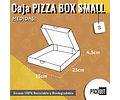 Caja Pizza Amarilla Lisa