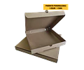 Caja Pizza Cartón Micro Corrugado Kraft - Personalizable