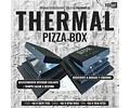 Caja Pizza THERMAL Negra - Personalizable