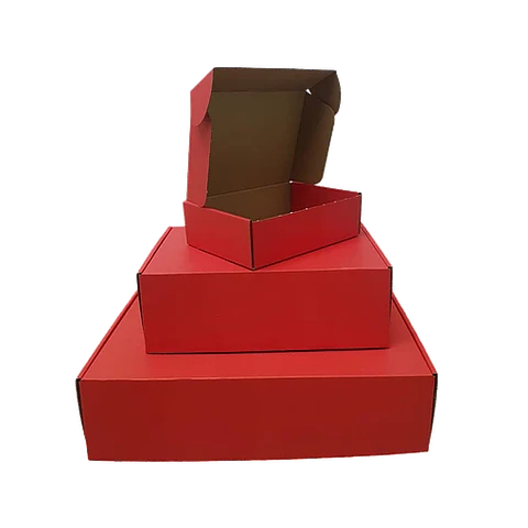 OFERTA CYBER DAY!!! Caja Cartón Multiuso Autoarmable Roja