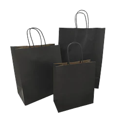 OFERTA CYBER DAY!!! Bolsa Kraft Negra con Manilla 