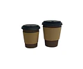 OFERTA CYBER DAY!!! Vaso Café Polipapel Chocolate con Tapa + Manga