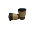 OFERTA CYBER DAY!!! Vaso Café Polipapel Chocolate con Tapa + Manga