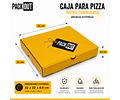 Caja Pizza Amarilla Lisa