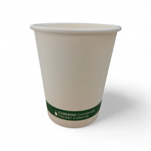 Vaso Café COMPOSTABLE Blanco