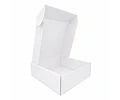 Caja Cartón Multiuso Autoarmable Cuadrada Blanca