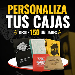 Servicio Impresion UV Caja Lujo / Una Cara y Un Color / 150 unidades