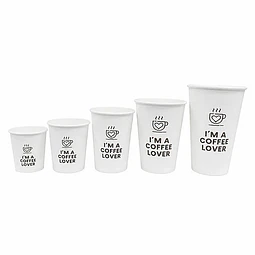 Vaso Café Polipapel Diseño Coffee Lover 100 Unidades