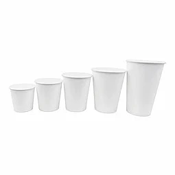 PACK OFERTA x MAYOR!!! Vaso Café Polipapel Blanco 300 Unidades