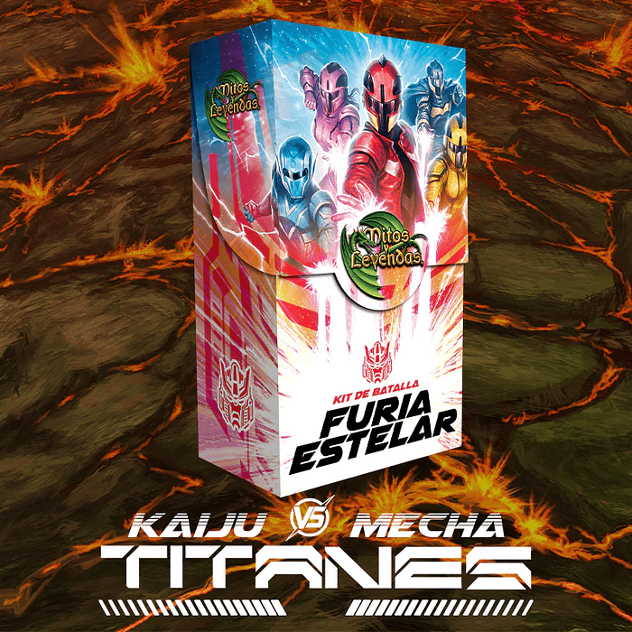 PREVENTA 3 Kit Batalla Kaiju vs Mecha: Titanes - Furia Estelar + Bomba eléctrica 2