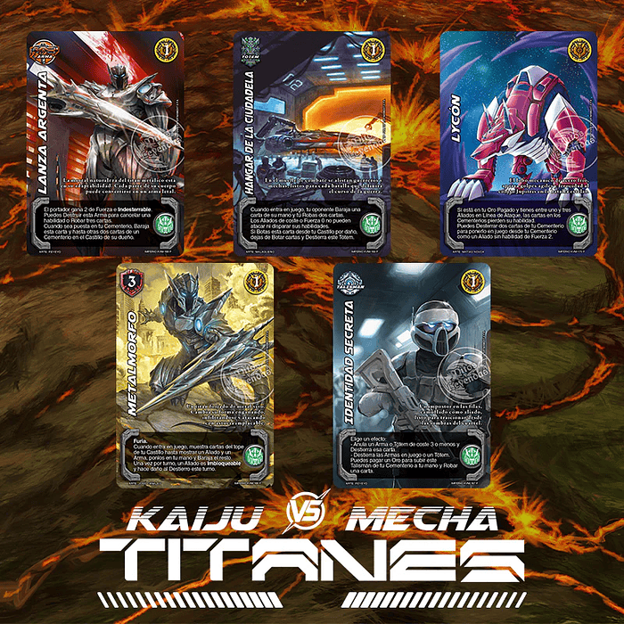 PREVENTA Kit Batalla Kaiju vs Mecha: Titanes - Metalmorfo 5