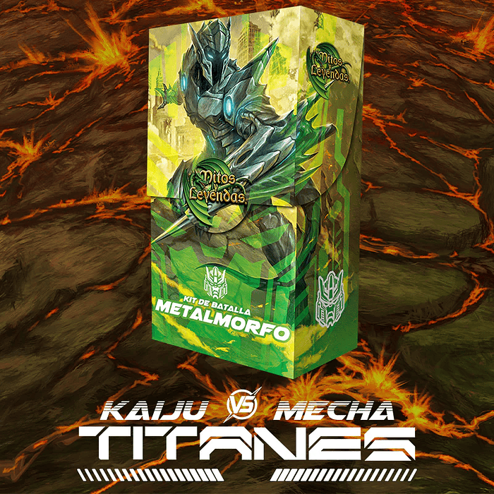 PREVENTA Kit Batalla Kaiju vs Mecha: Titanes - Metalmorfo 1