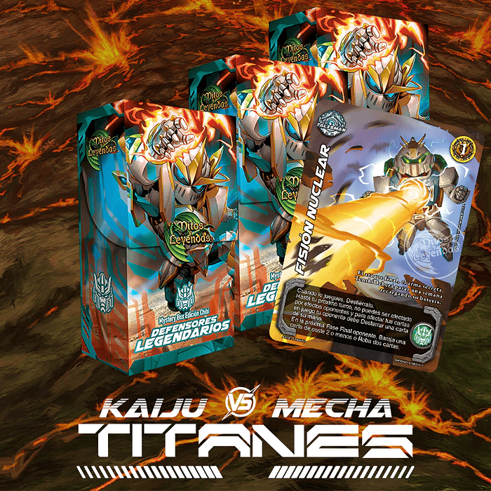 PREVENTA 3 Mystery Box Kaiju vs Mecha: Titanes - Defensores Legendarios + Fisión Nuclear 1