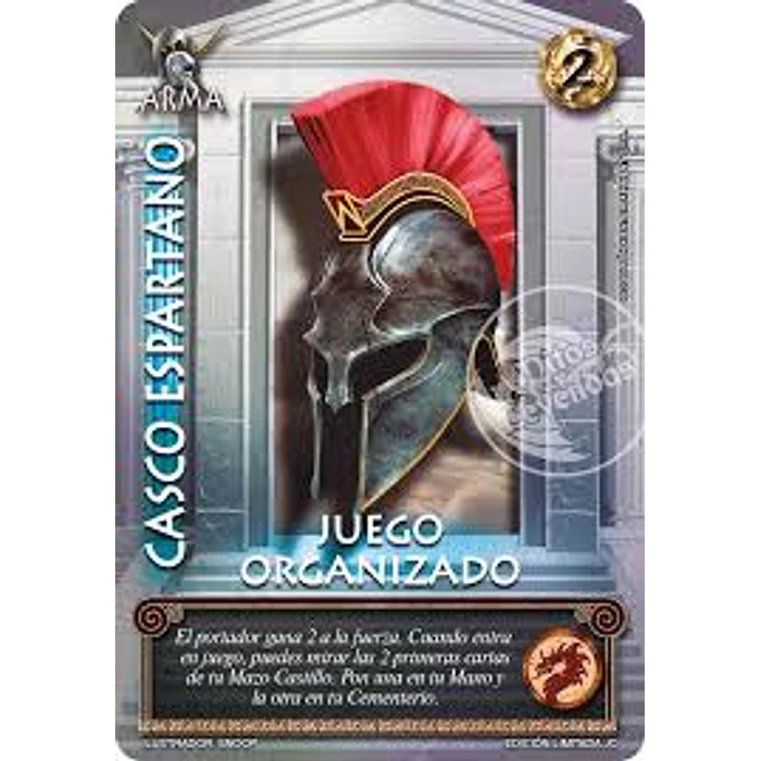 Casco Espartano -Juego Organizado