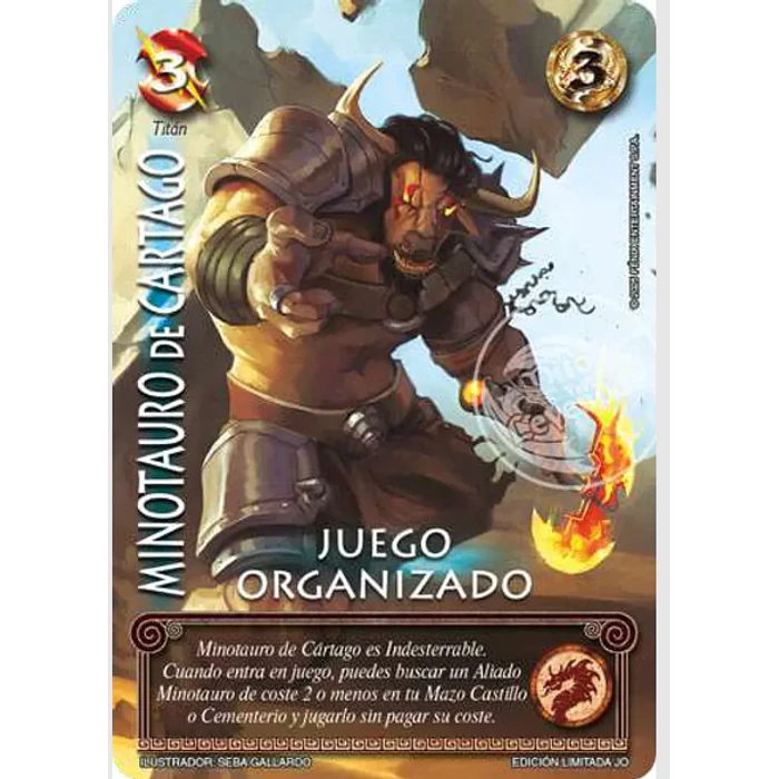 Minotauro de Cartago Juego organizado