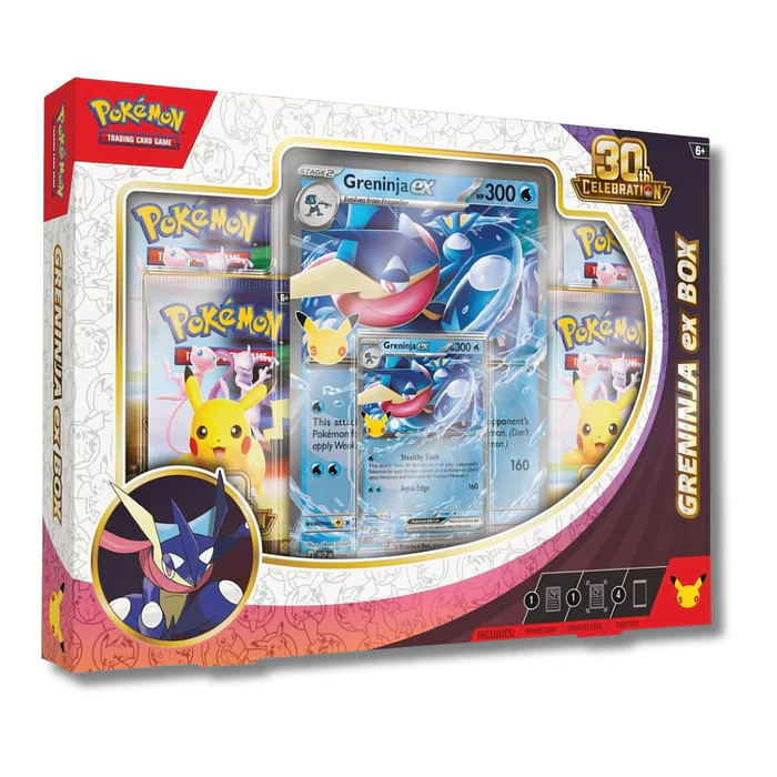 Pokemon TCG 30th Celebration Greninja ex Box Español