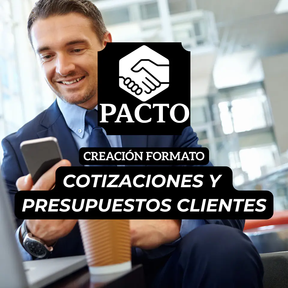 Creación formato para cotizaciones y presupuestos digitales de clientes 1