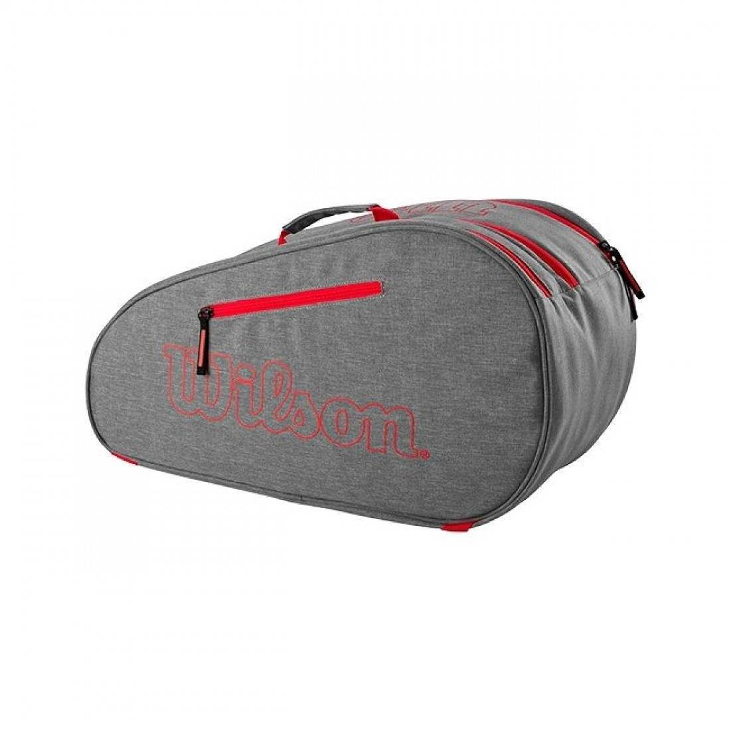 Paletero Wilson Team Gris Rojo 2