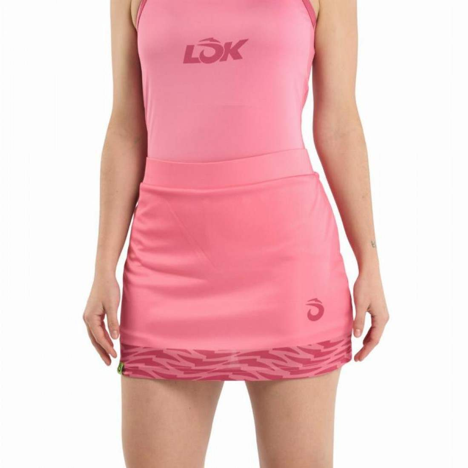 Falda Lok Edgeray Rojo Rosa 3