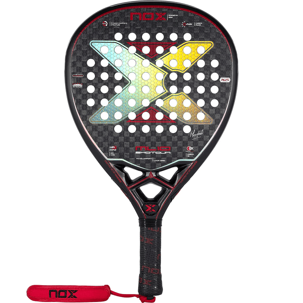 Pala Padel Nox ML10 Shotgun Luxury Series 2023 + Funda Pro + Protector + Overgrip 1