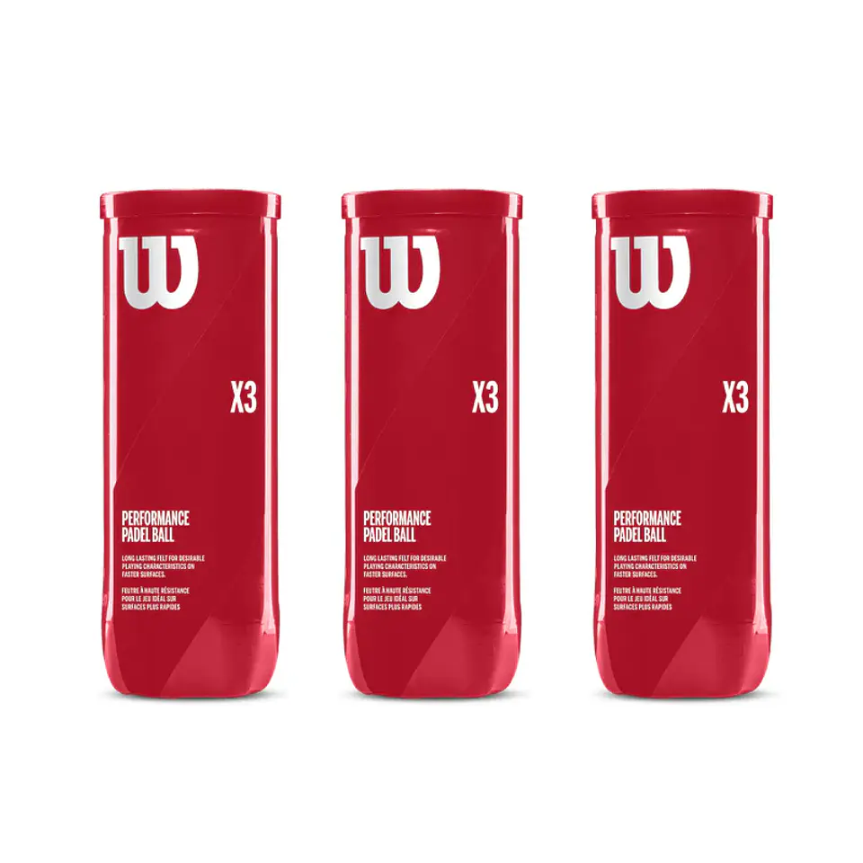 Pack de pelotas de padel Wilson Pro Padel 1