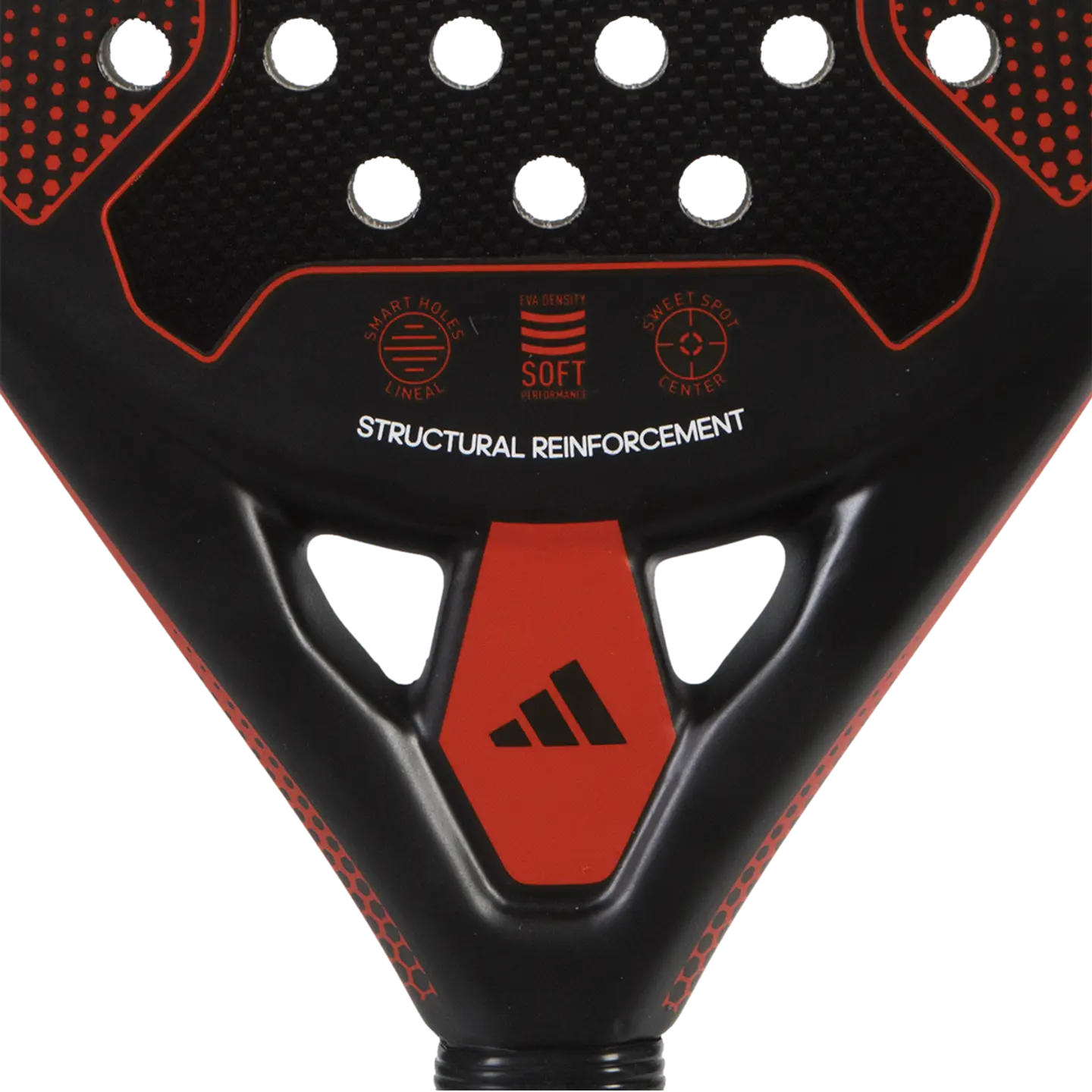 Pala de pádel Adidas Rx Carbon Black/Red 2023 4