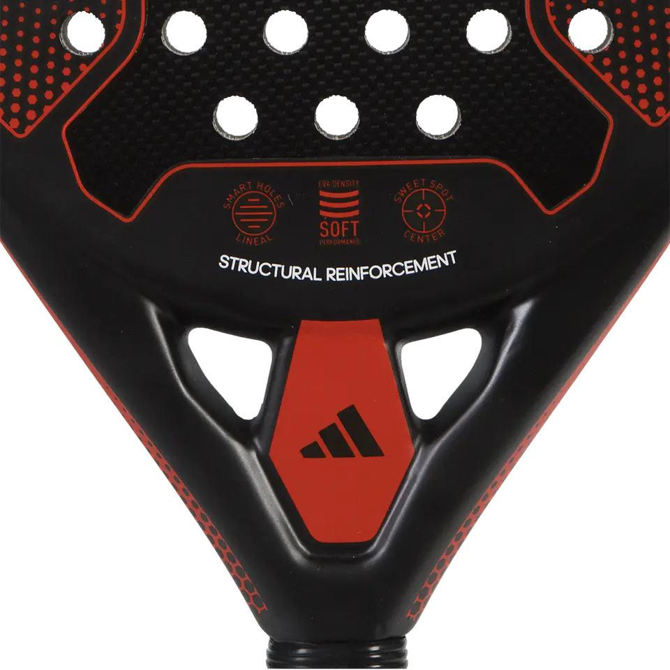 Pala de pádel Adidas Rx Carbon Black/Red 2023 4