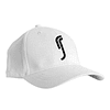 Gorro Robin Soderling Clasico Blanco Logo Negro	