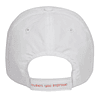 Gorro Nox Blanco Logo Rojo