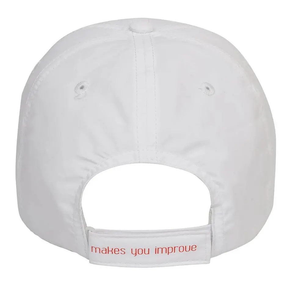 Gorro Nox Blanco Logo Rojo 4