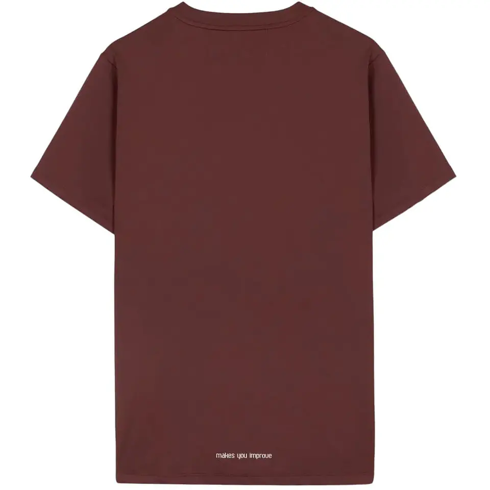 Polera Nox Pro Regular Rojo Café 2