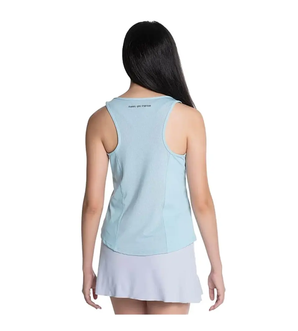 Polera Nox Mujer Tirantes Pro Fit Azul Cielo 2