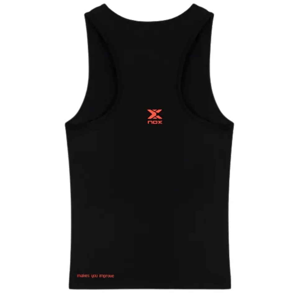 Polera Nox Mujer Tirantes Team Fit Negra 6